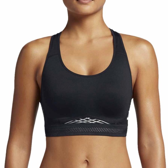 nike pro fierce reflective bra